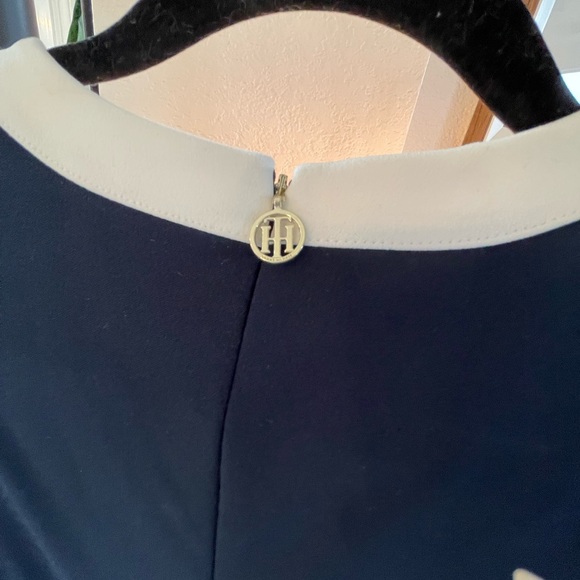 One piece jumpsuit in a stretchy lightweight knit fabric by Tommy Hilfiger. - Picture 3 of 4